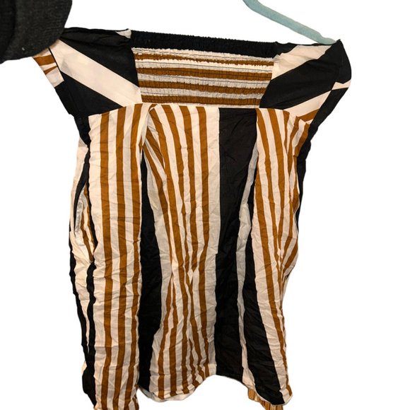 Anthropologie Moulinette Soeurs vetements Womens halter dress mocha blac… - Picture 3 of 6